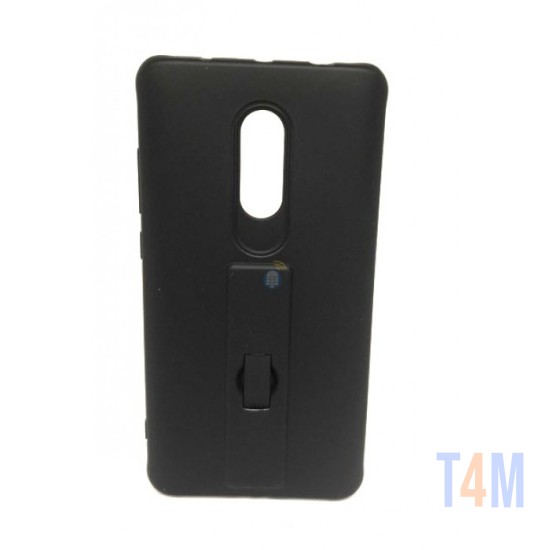 CAPA DE SILICONE MOTOMO COM ANEL DE DEDO PARA XIAOMI REDMI NOTE 4X PRETO